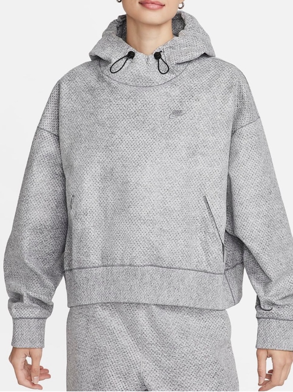 nike sportswear tech fleece oversized hoodie